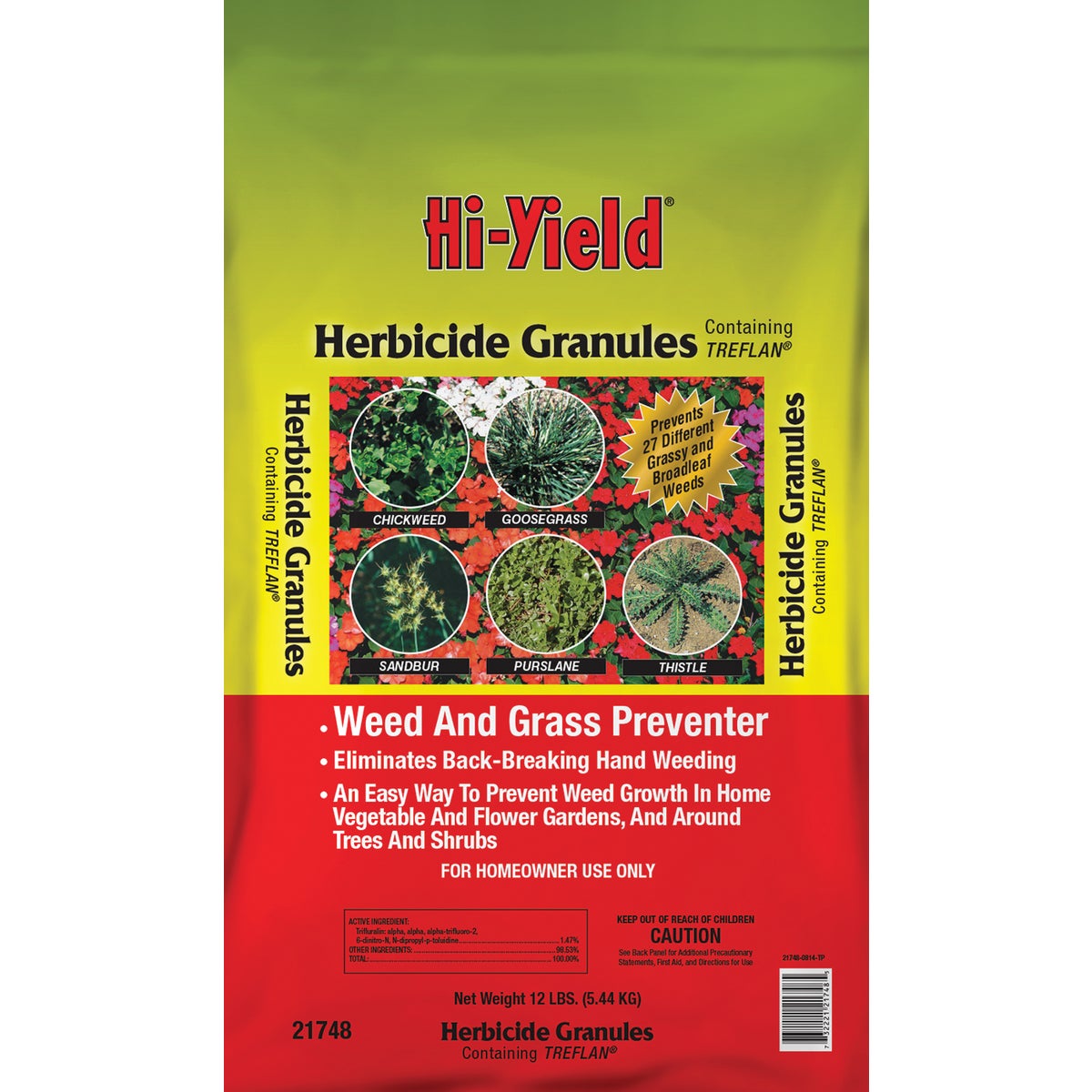Hi-Yield 15 Lb. Ready To Use Granules Grass & Weed Preventer