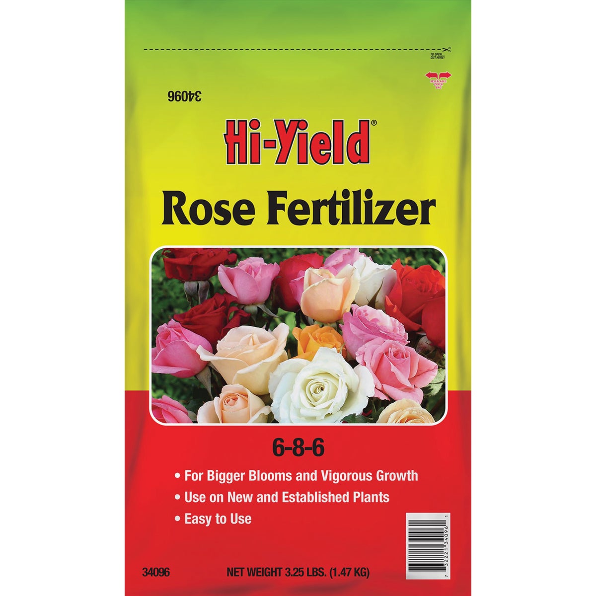 Hi-Yield 4 Lb. 6-8-6 Dry Plant Food Rose Fertilizer