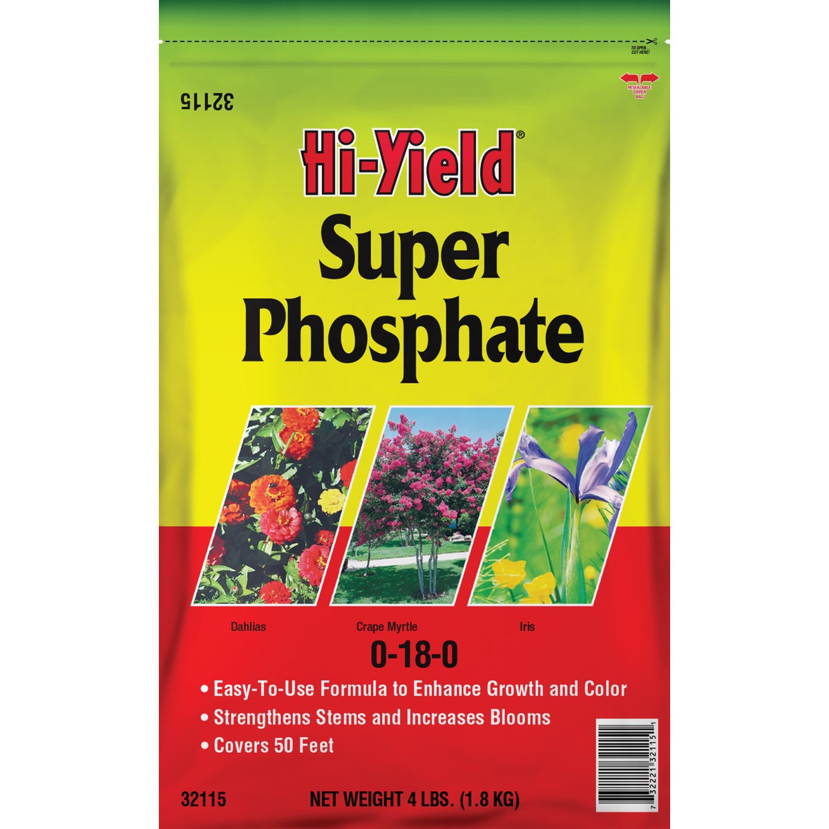 Hi-Yield 4 Lb. 0-18-0 Phosphate Dry Plant Food