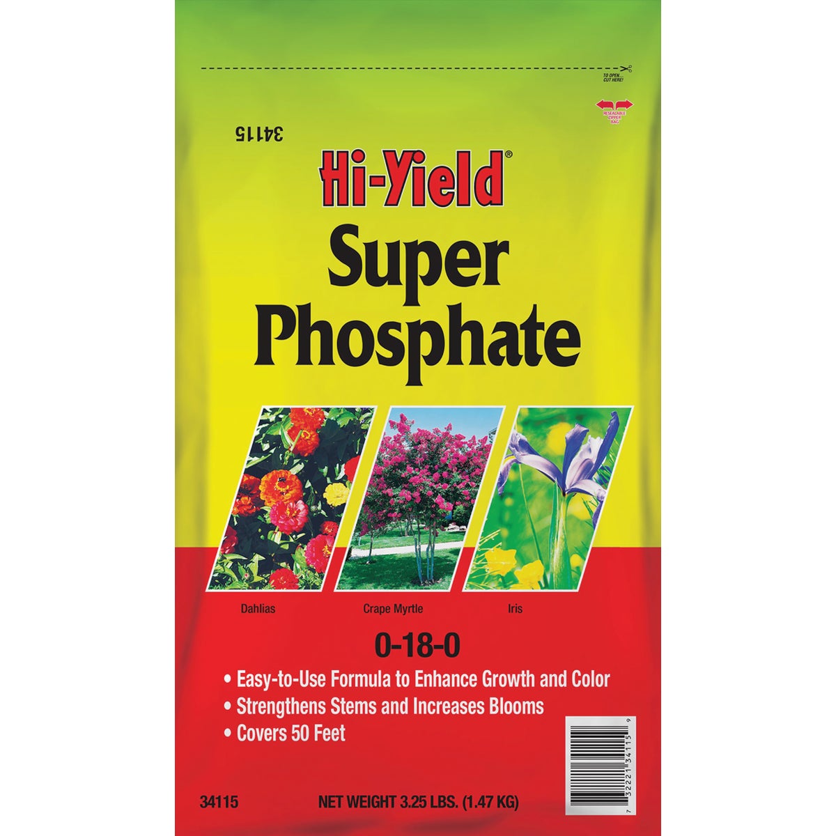 Hi-Yield 4 Lb. 0-18-0 Phosphate Dry Plant Food