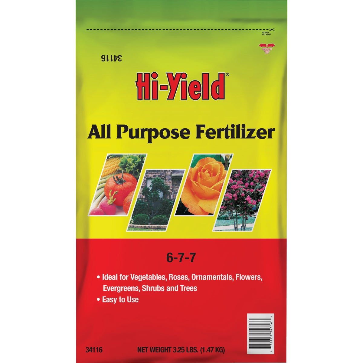 Hi-Yield 4 Lb. 6-7-7 Dry Plant Food All-Purpose Fertilizer