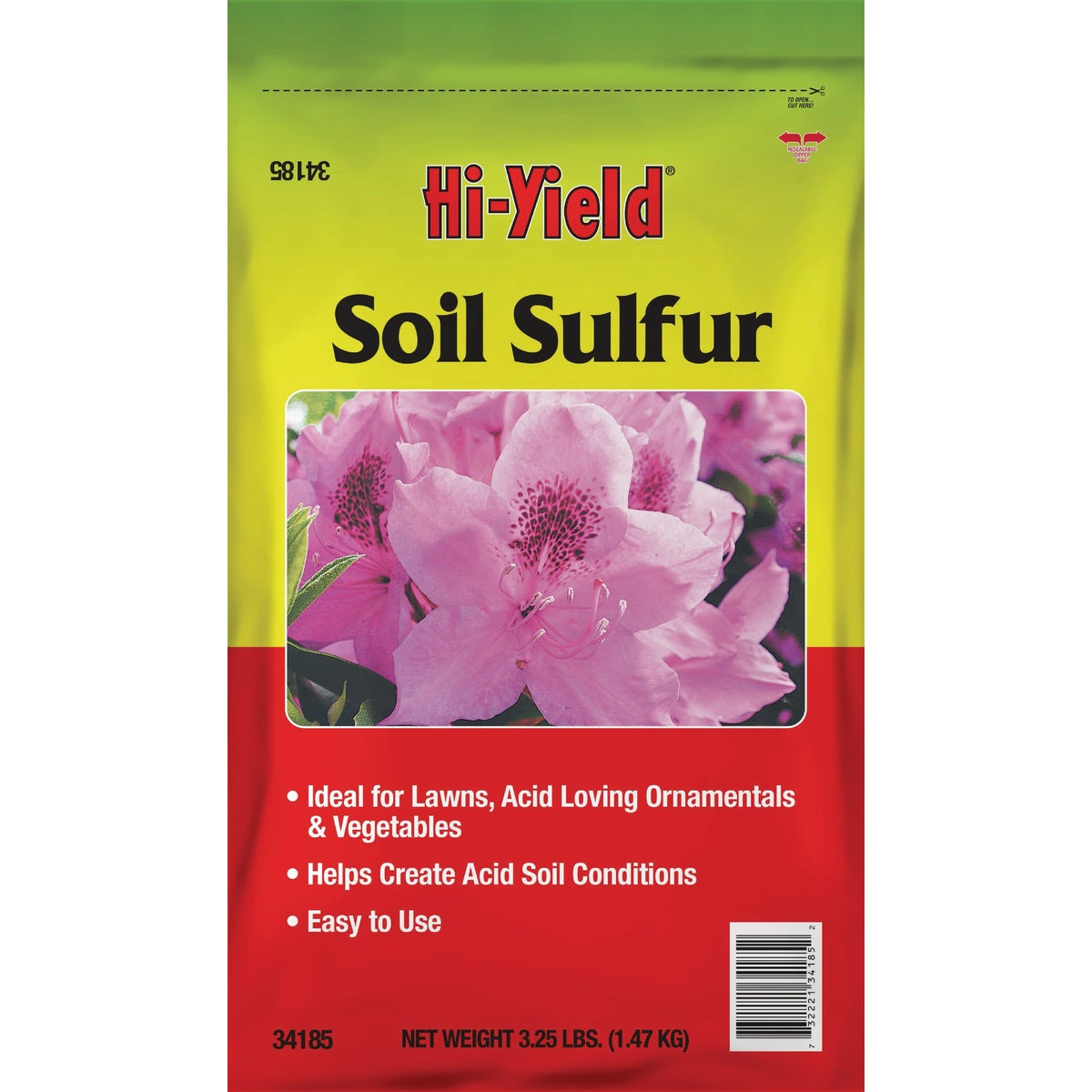 Hi-Yield 4 Lb. 400 Ft. Coverage Soil Sulfur