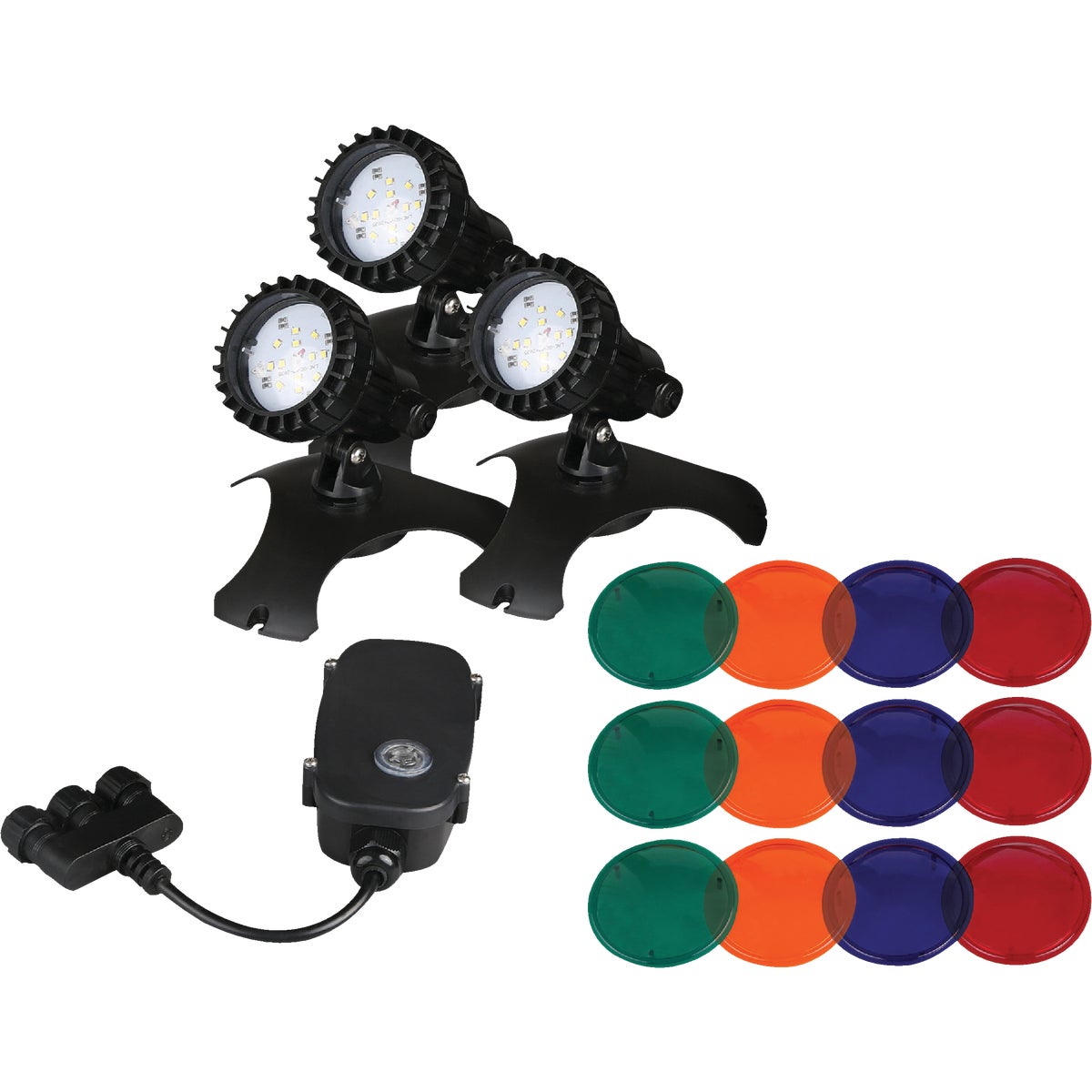 PondMaster 20W Landscape & Pond Light (3-Pack)
