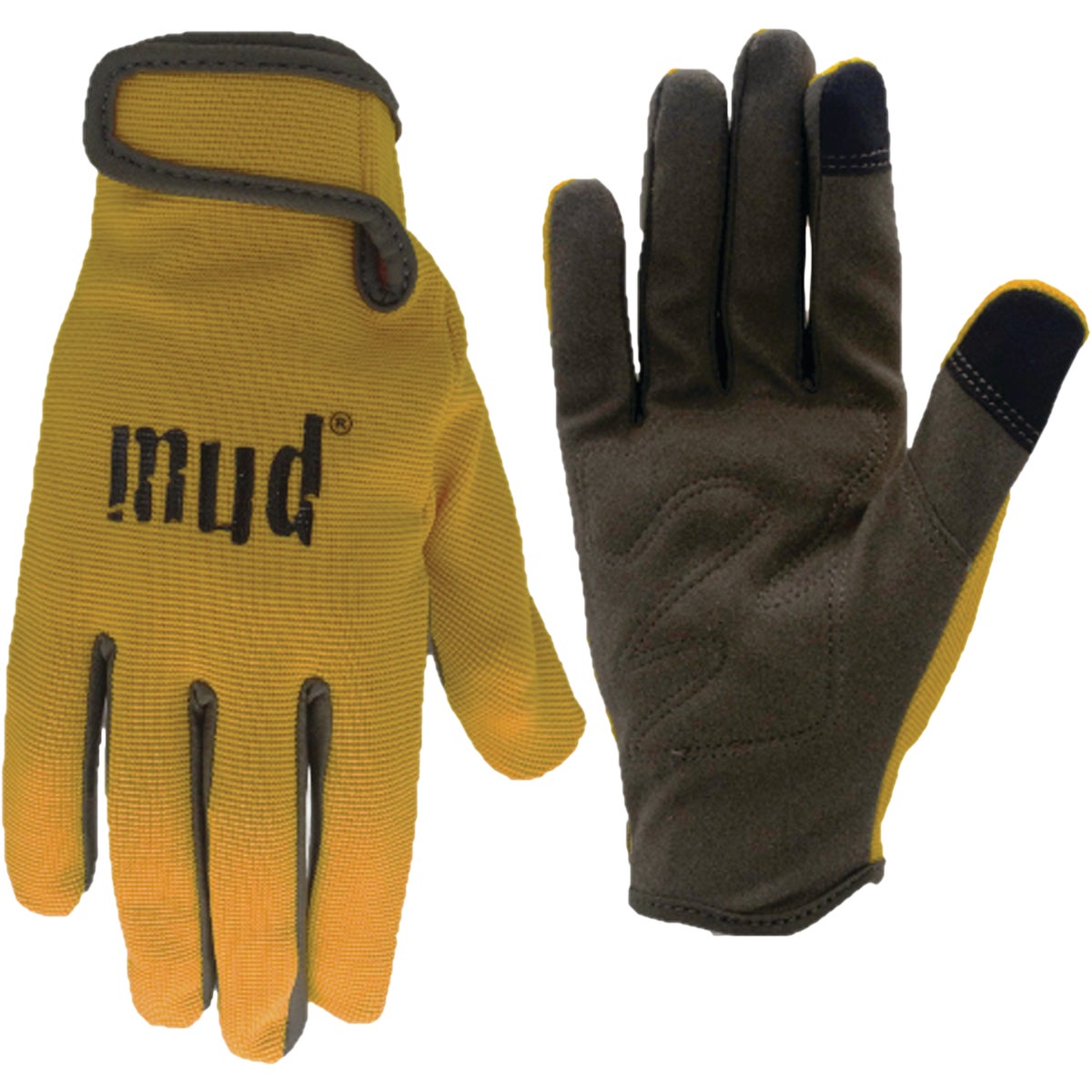 Mud Women's Medium/Large Synthetic Leather Saffron Garden Glove