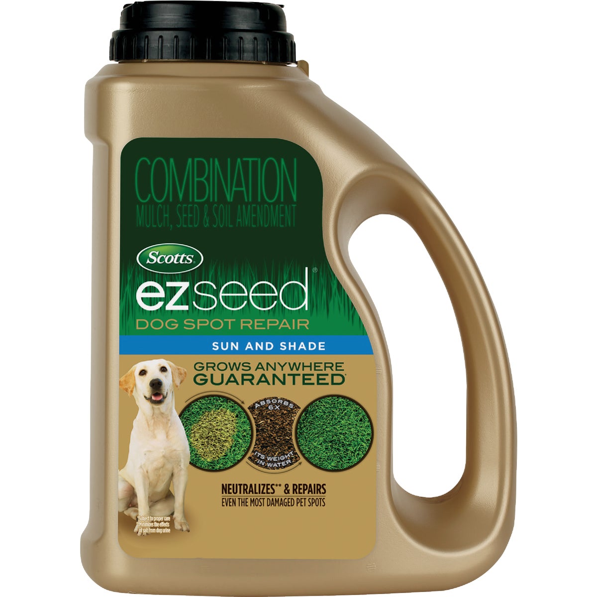 Scotts eZ Seed 2 Lb. Covers Up to 100 Dog Spots Sun & Shade Grass Patch & Repair