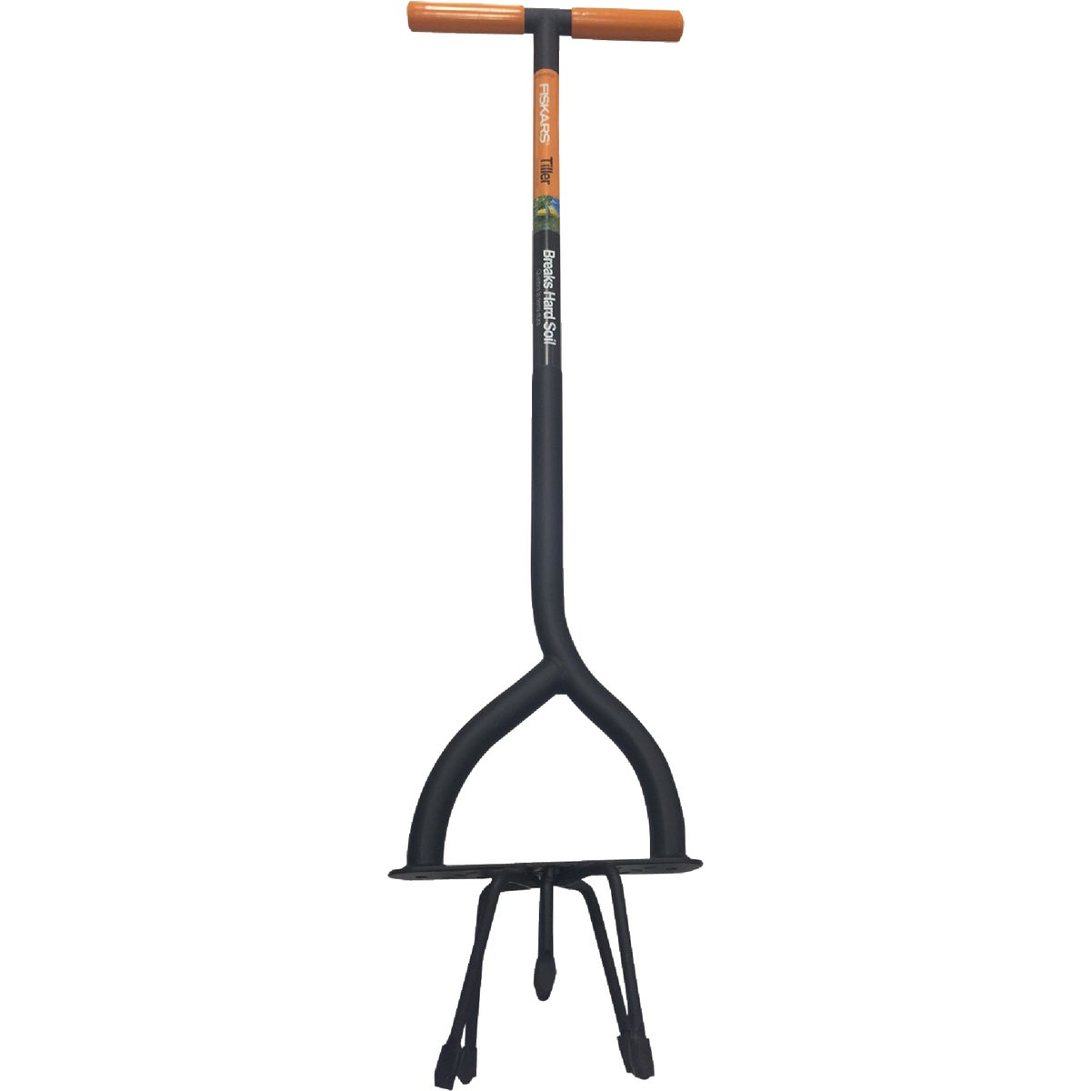 Fiskars 6-Tine 40 In. Steel Handle Garden Tiller