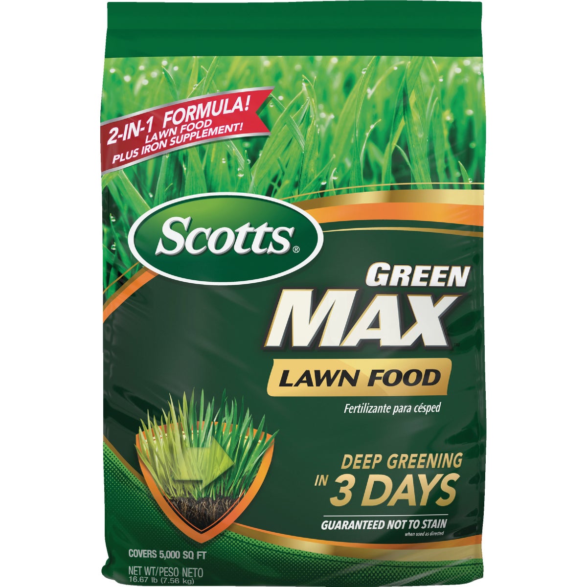 Scotts Green Max 16.9 Lb. 5000 Sq. Ft. Lawn Food 
