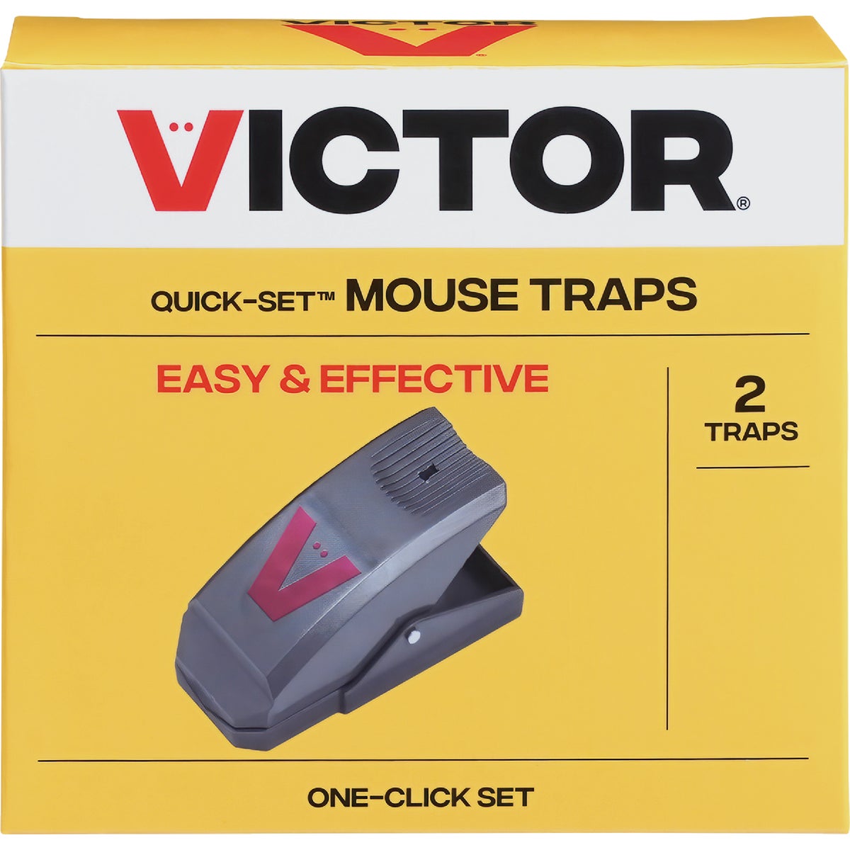 Victor Quick-Set Mechanical Mouse Trap (2-Pack)