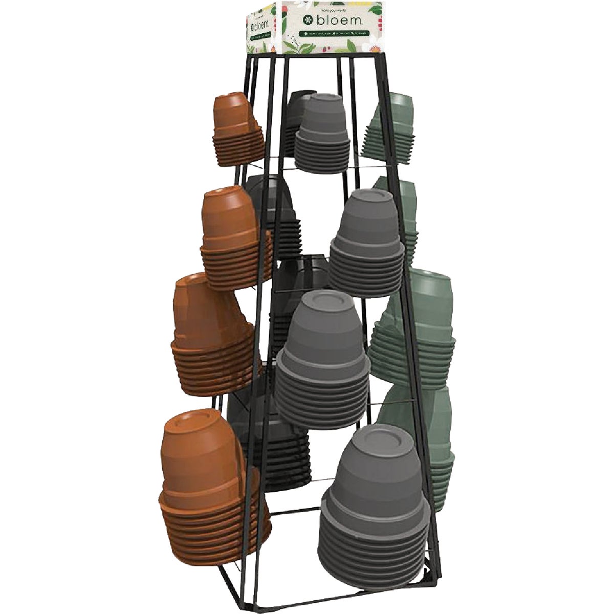 Bloem Ariana 6 In. to 12 In. Core Planter Display (160-Piece)
