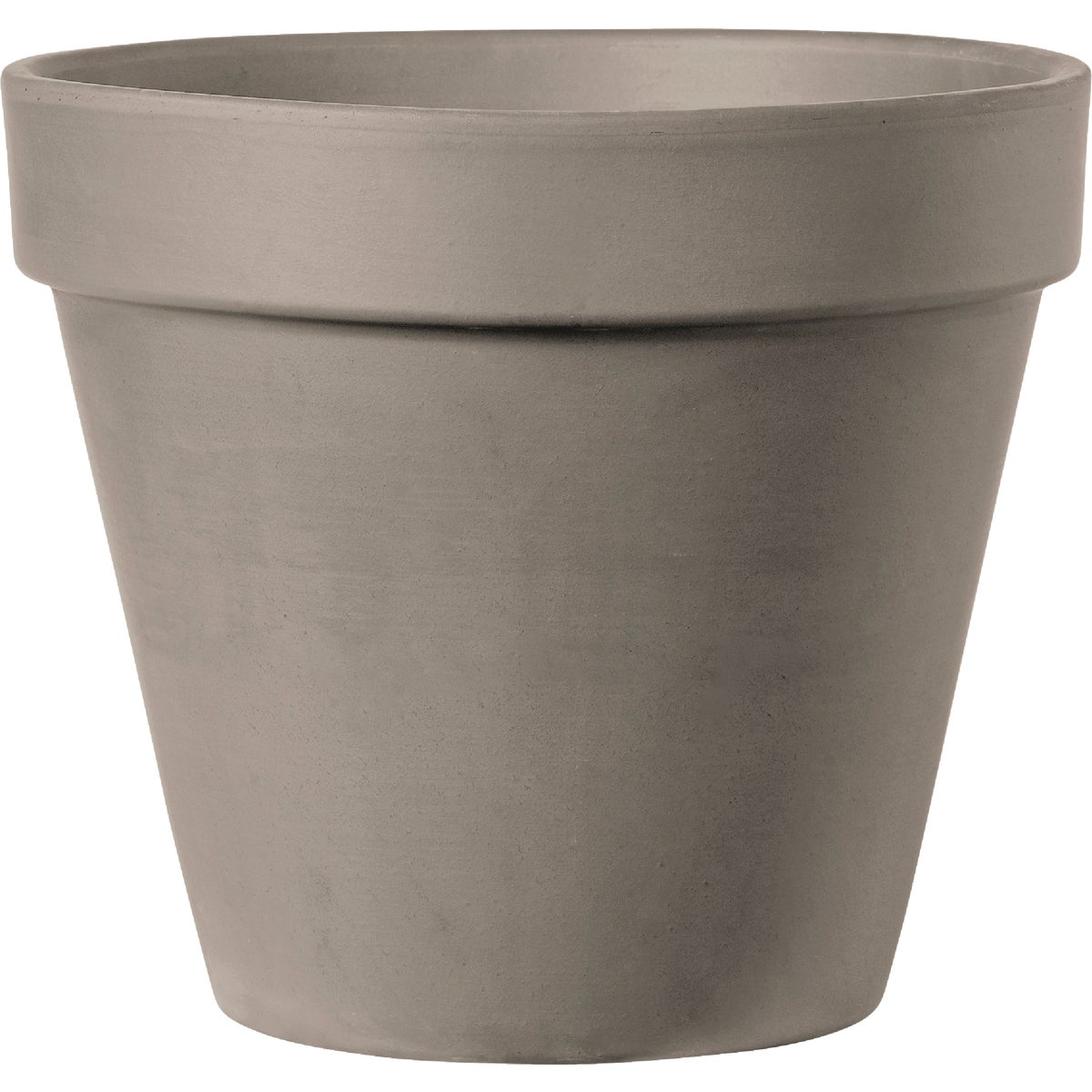 Ceramo 3-3/4 In. H. x 4-1/2 In. Dia. Dark Basalt Clay Standard Flower Pot