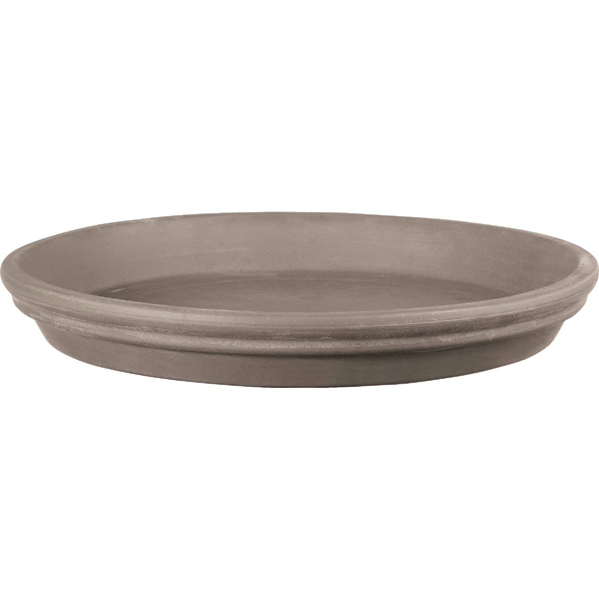 Ceramo 4 In. Dark Basalt Clay Standard Flower Pot Saucer