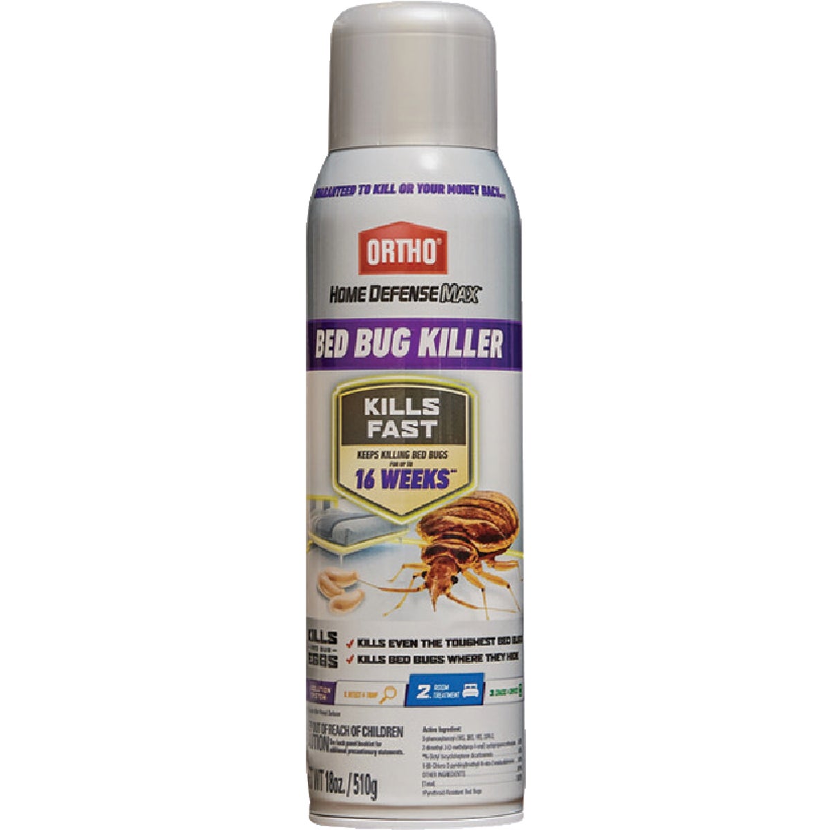 Ortho Home Defense 18 Oz. Aesosol Spray Dual-Action Bedbug Killer