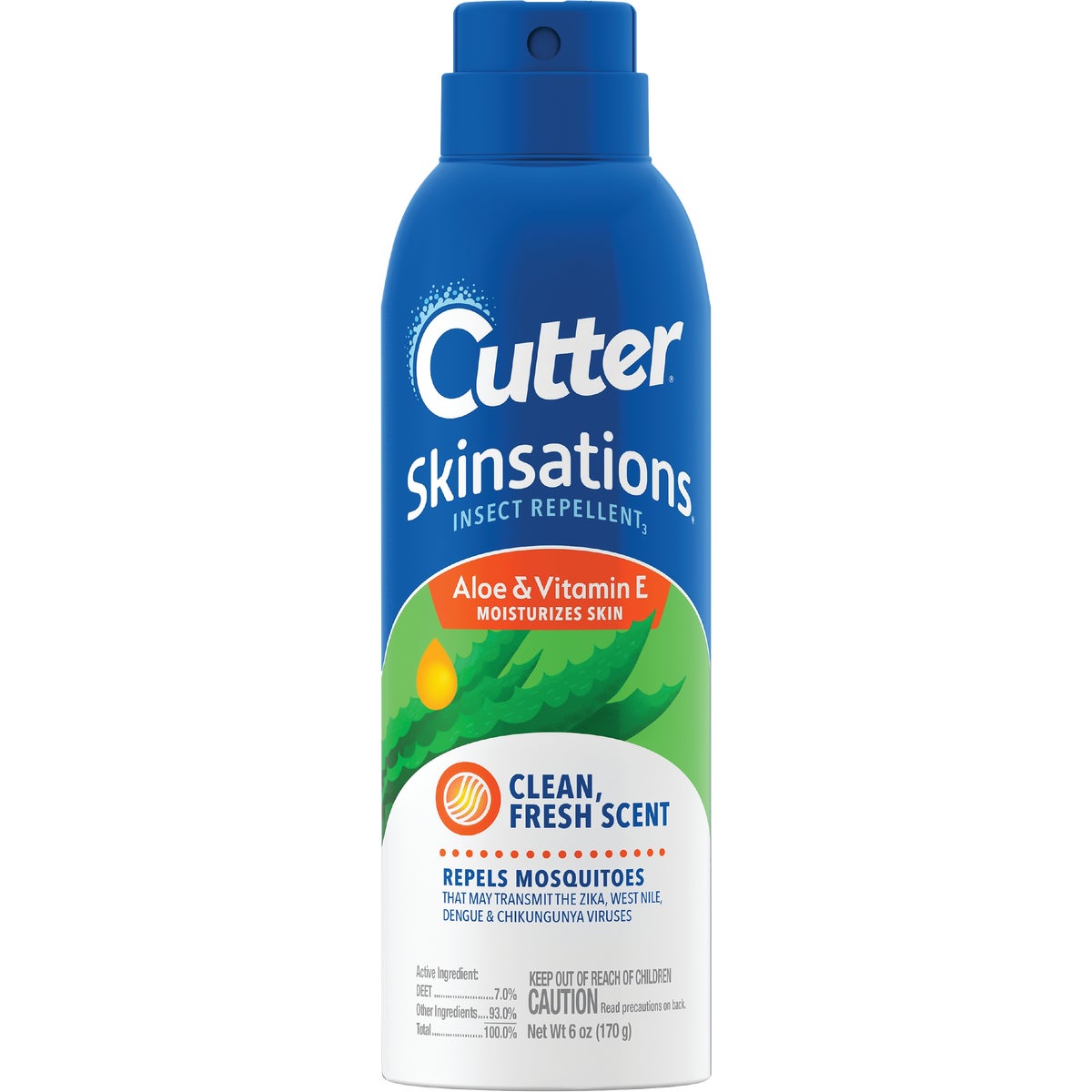 Cutter Skinsations 6 Oz. Insect Repellent Aerosol Spray