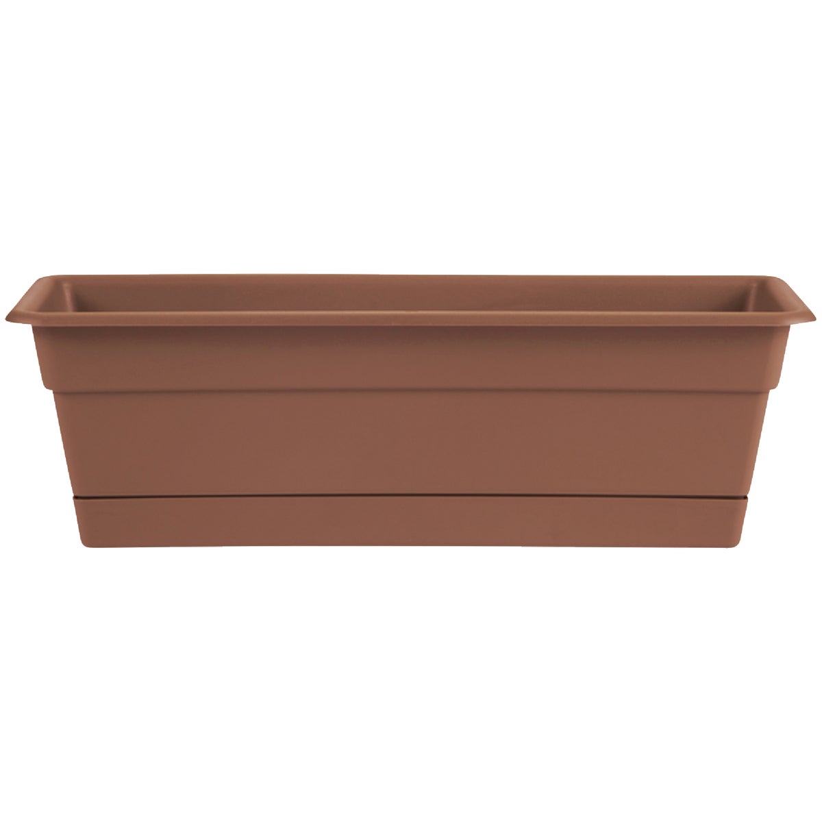 Bloem Dura Cotta 30 In. Plastic Terra Cotta Flower Box