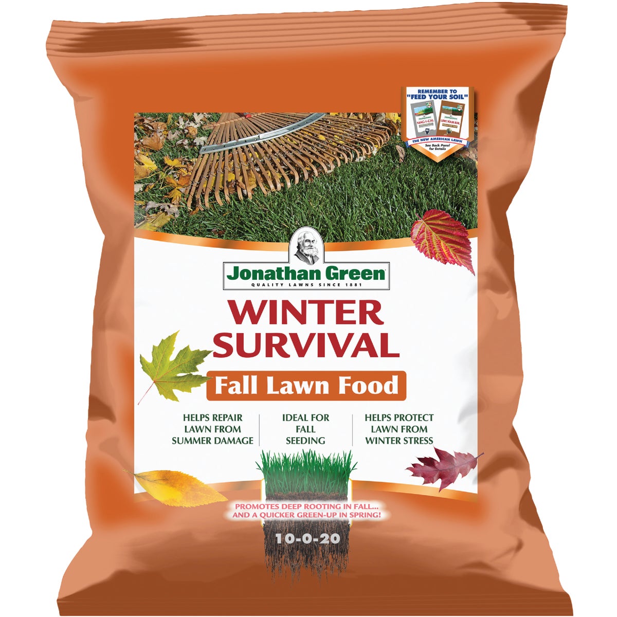 Jonathan Green Winter Survival 18 Lb. 5000 Sq. Ft. 10-0-20 Winterizer Fall Fertilizer
