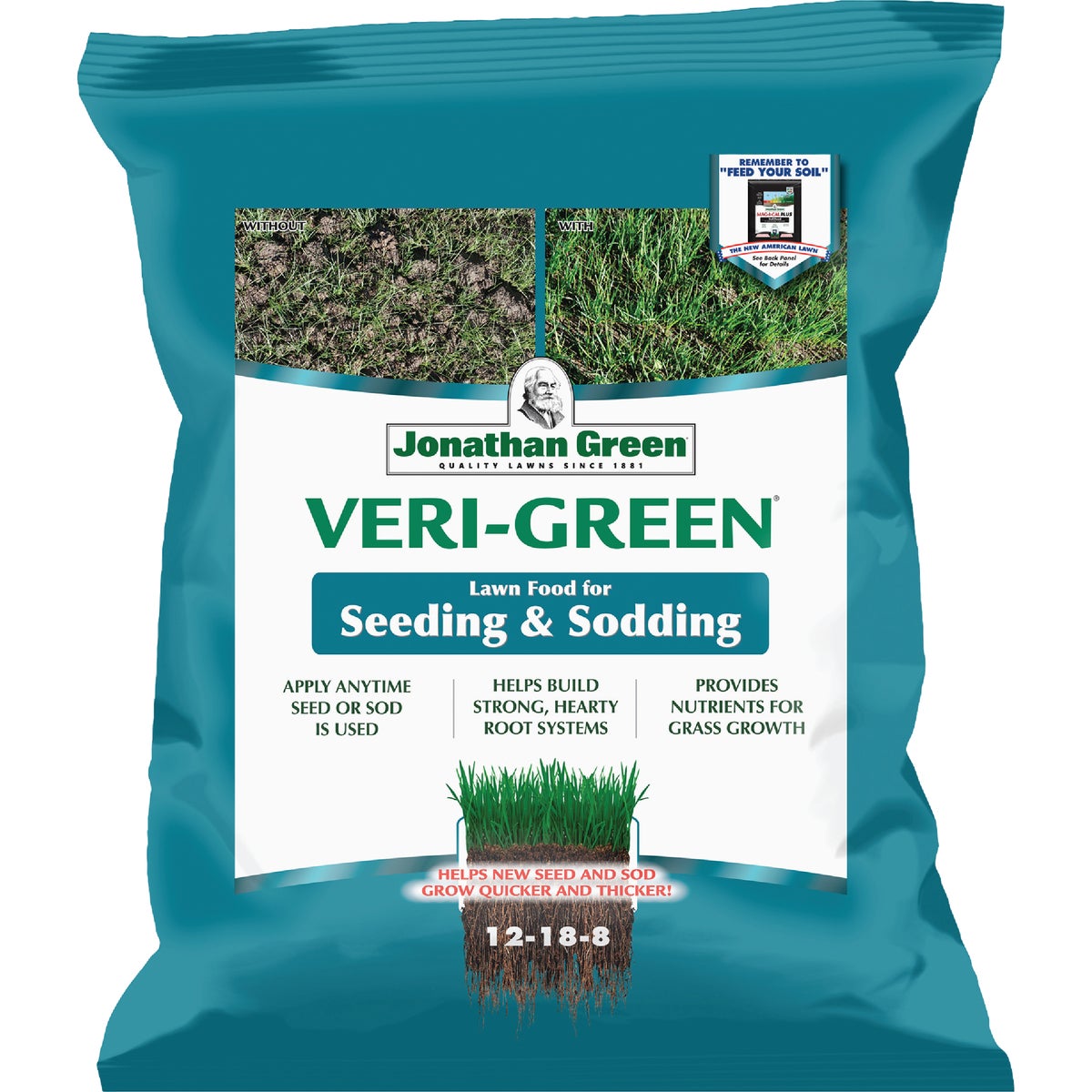 Jonathan Green Veri-Green 17 Lb. 5000 Sq. Ft. 12-18-8 Seeding & Sodding Starter Fertilizer