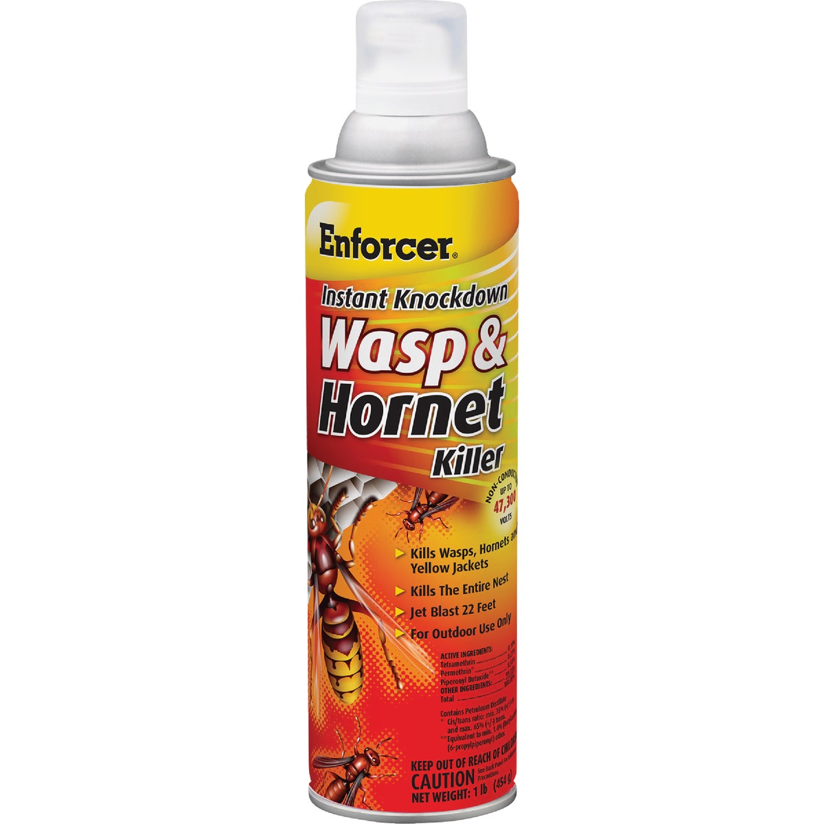 Enforcer 16 Oz. Liquid Aerosol Spray Wasp & Hornet Killer