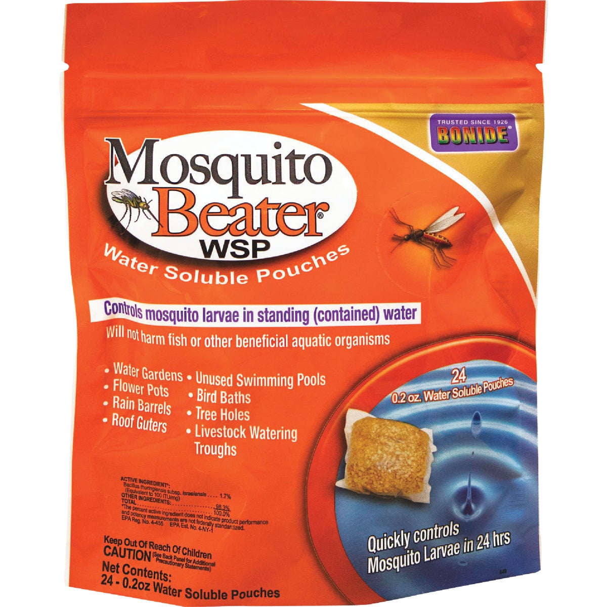 Bonide Mosquito Beater 0.2 Oz. Ready To Use Pouch Mosquito Killer