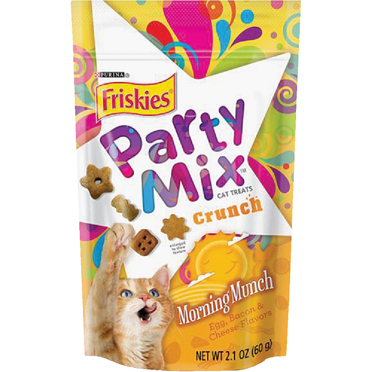 Purina Party Mix Morning Munch-Egg, Bacon, & Cheese 2.1 Oz. Cat Treat