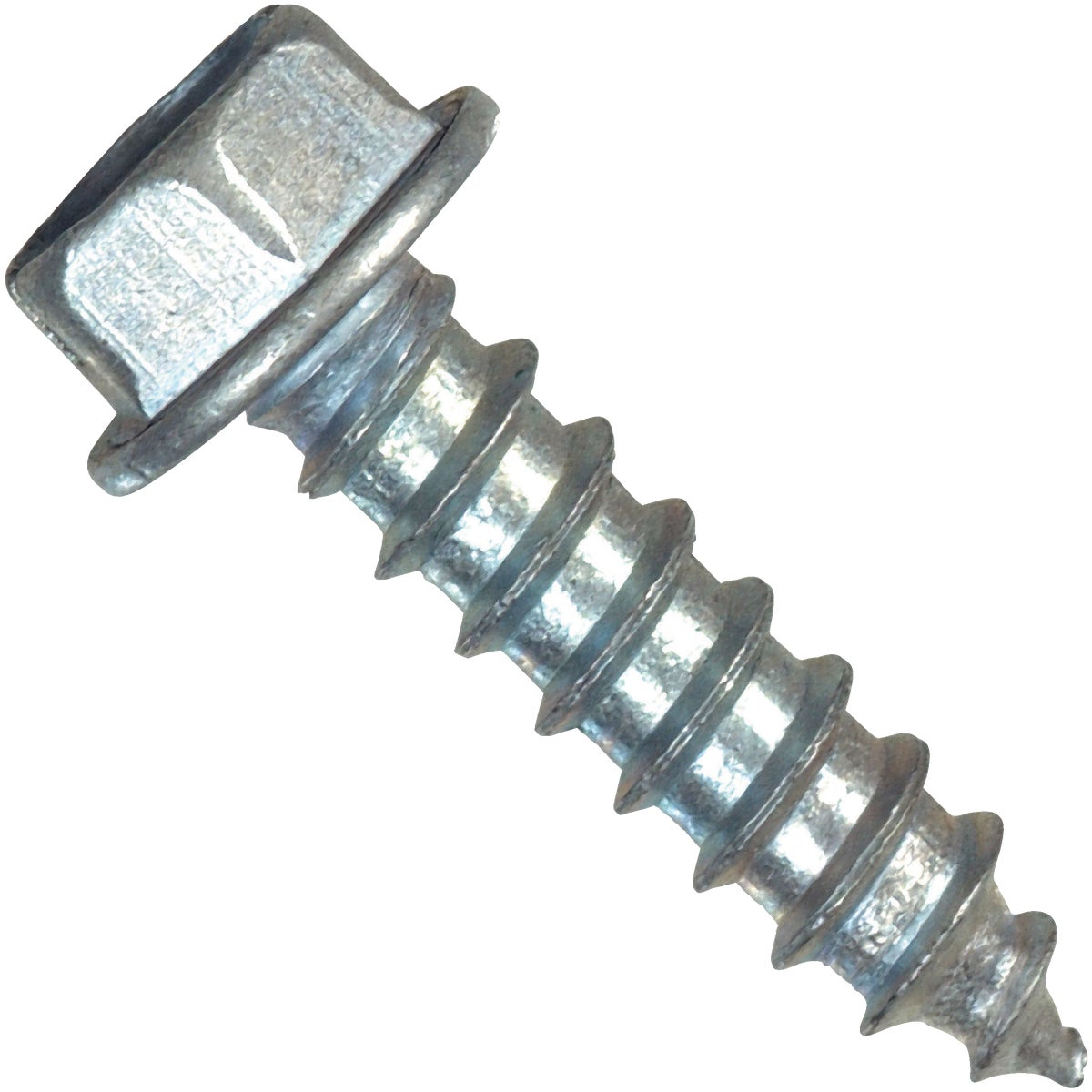 Hillman #10 x 1/2 In. Slotted Hex Washer Head Zinc Sheet Metal Screw (100 Ct.)