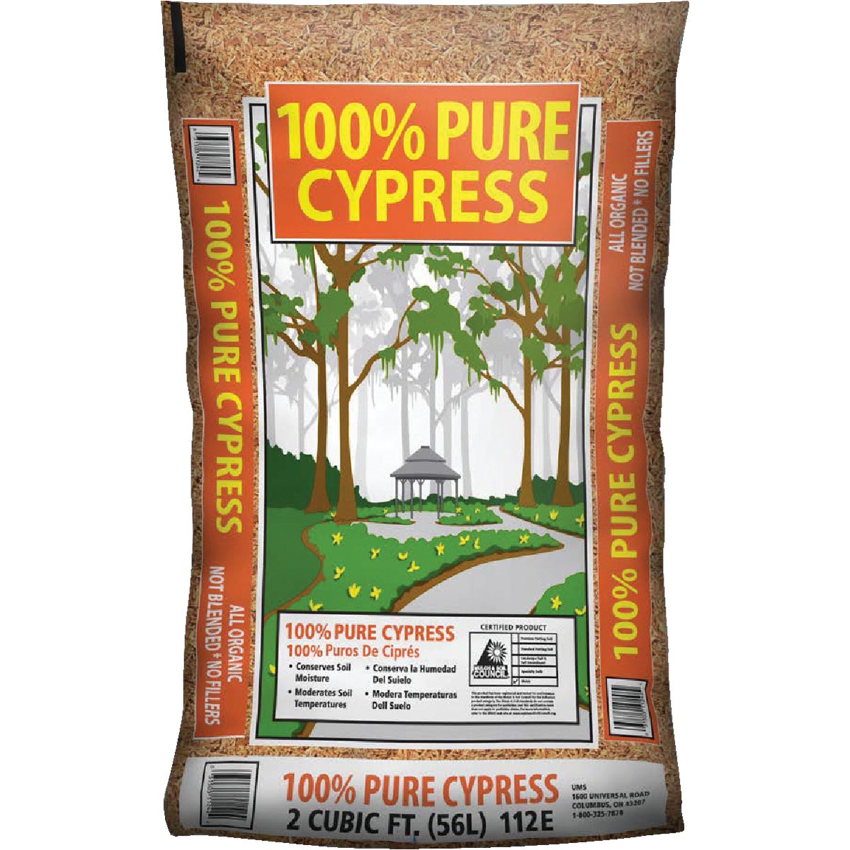 Landscape Select 2 Cu. Ft. Tan 100% Cypress Mulch