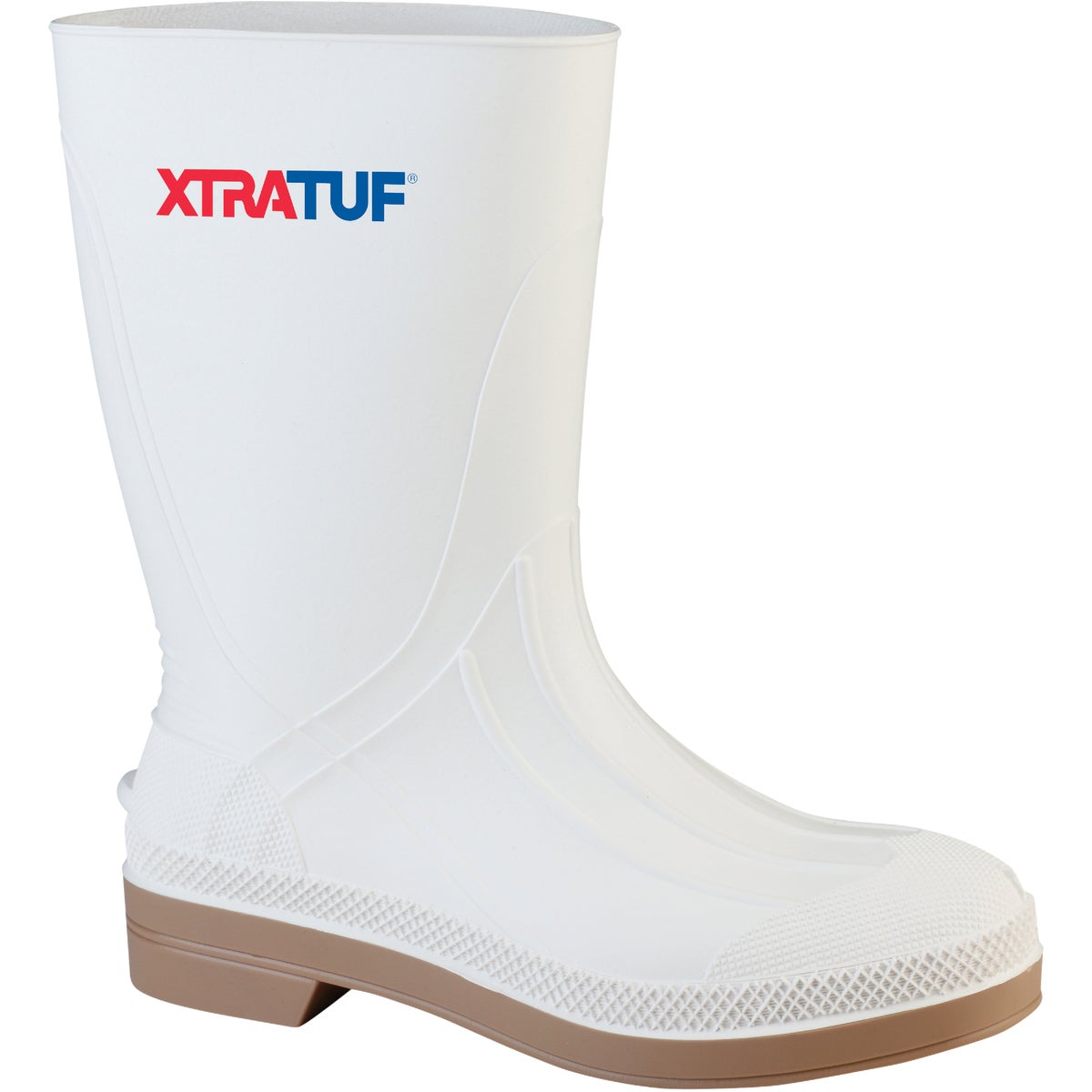 XtraTuf Men's Size 8 White PVC Shrimp Boot