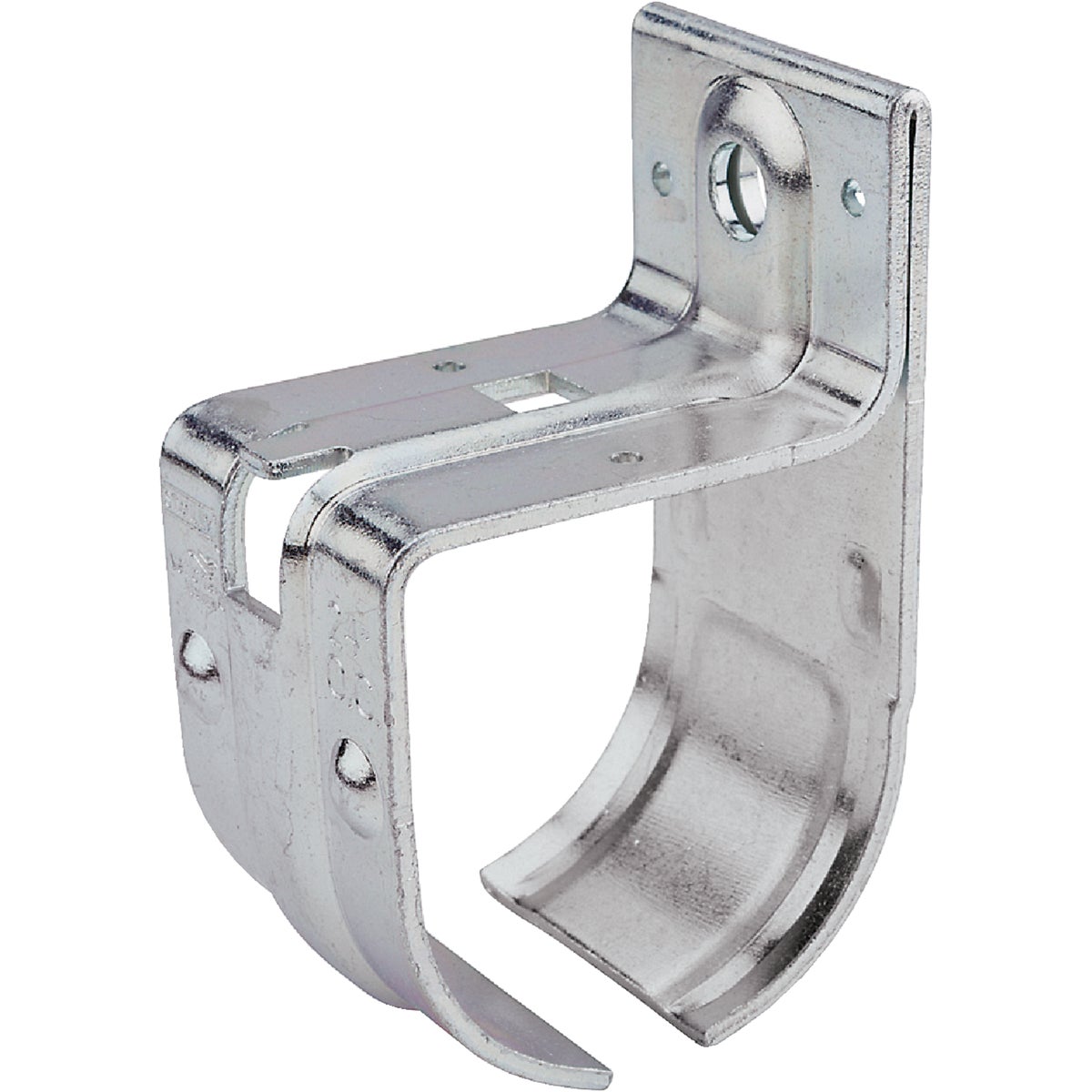 National DP5420 Zinc-Plated Single Round Rail Barn Door Bracket