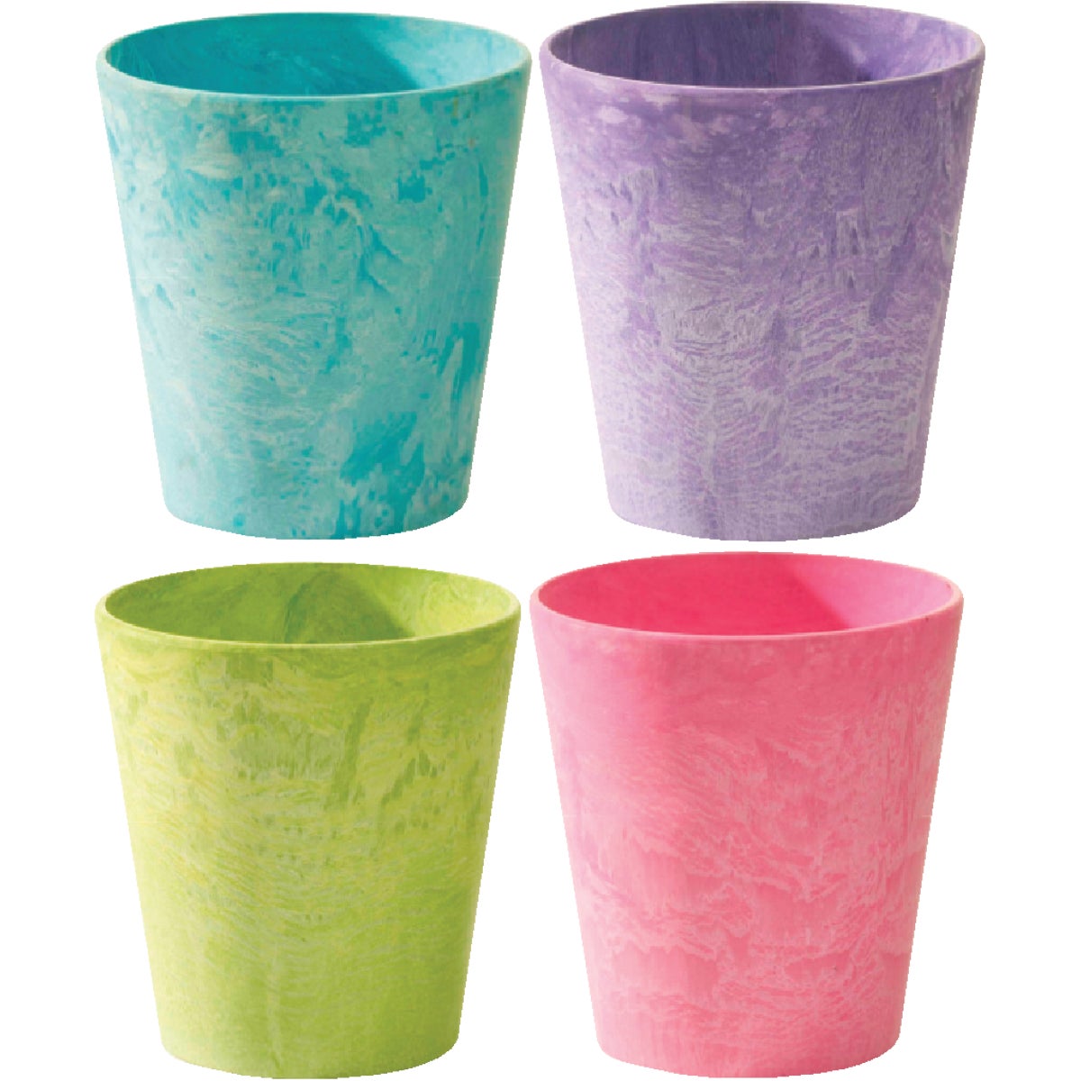 Novelty 5 in. Bright Cache Planter (Assorted Colors)
