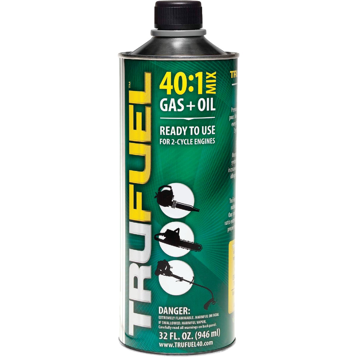 TruFuel 32 Oz. 40:1 Ethanol-Free Small Engine Fuel & Oil Pre-Mix