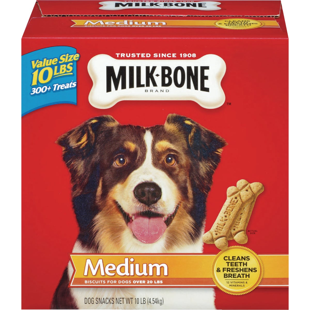 Milk Bone Medium Dog Original Flavor Crunchy Dog Treat, 10 Lb.