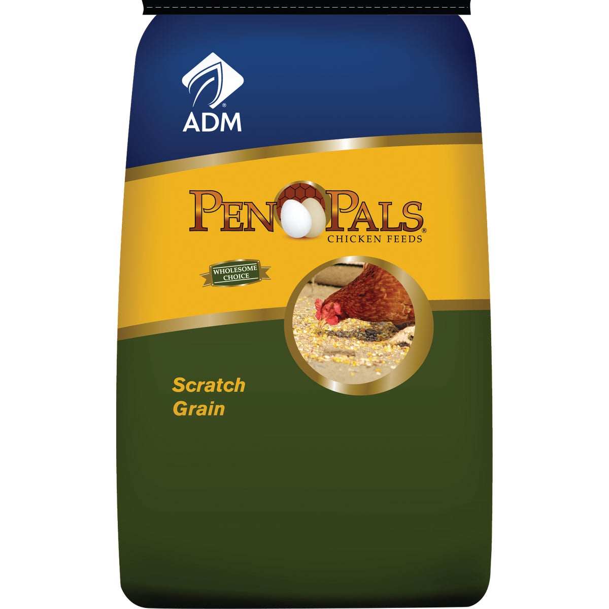 ADM Pen Pals 50 Lb. Scratch Grain Chicken Feed