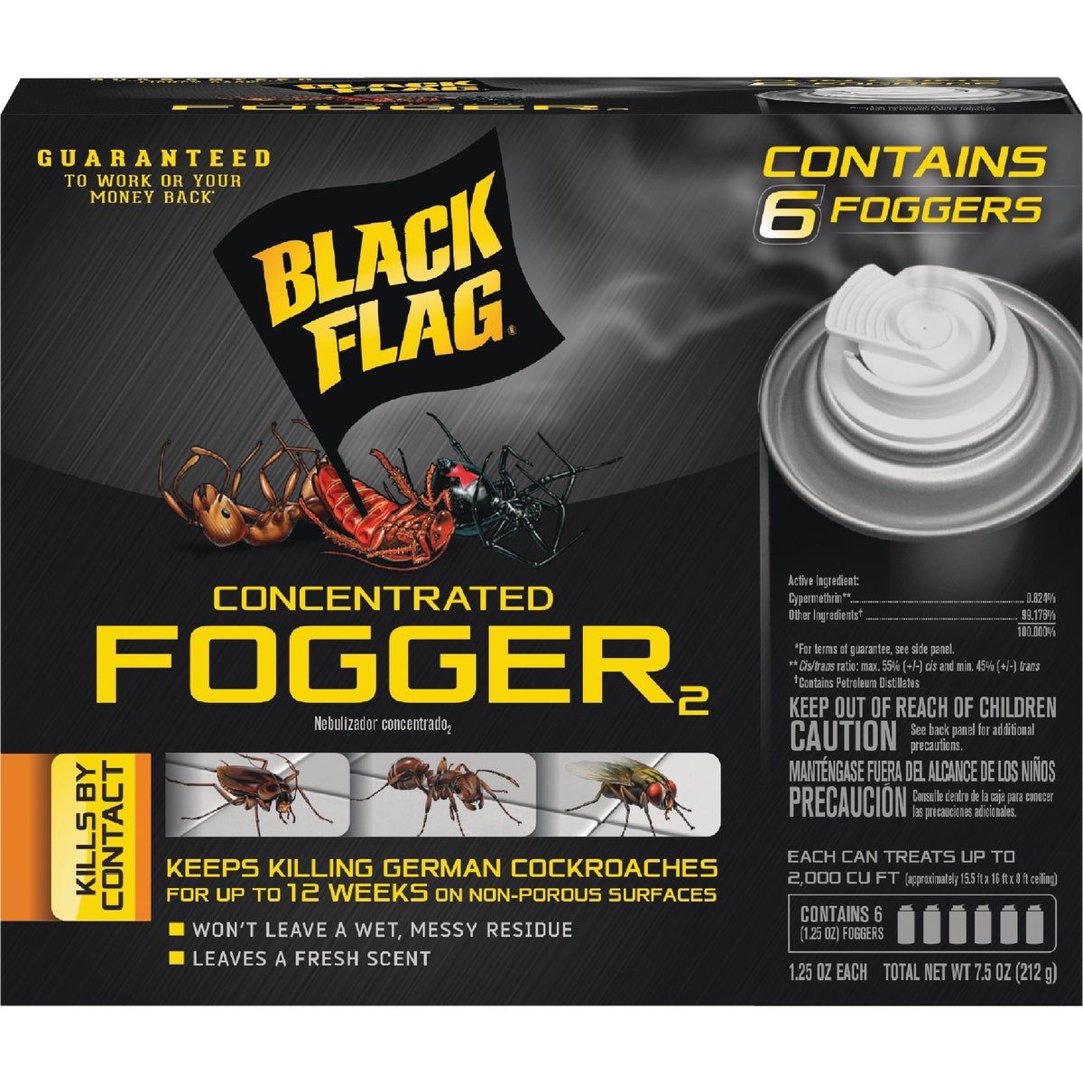 Black Flag 1.25 Oz. Indoor Insect Fogger (6-Pack)