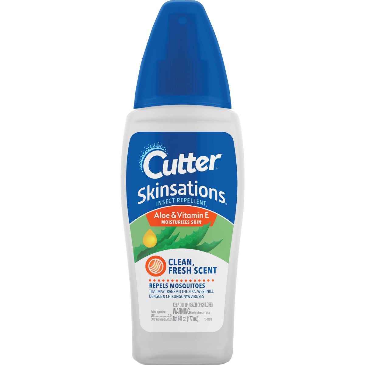 Cutter Skinsations 6 Oz. Insect Repellent Pump Spray