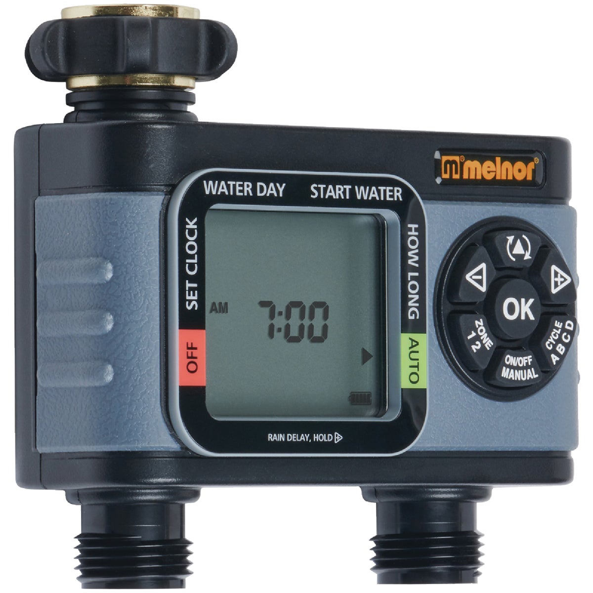 Melnor Hydrologic Electronic 2-Zone Day Specific Programmable Water Timer