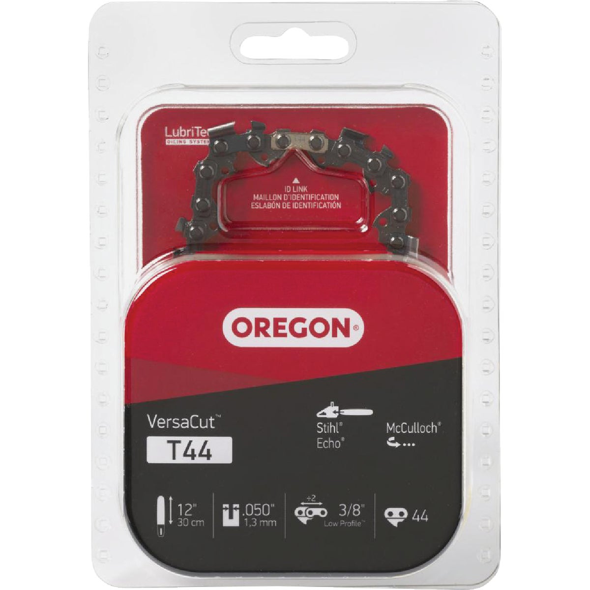 Oregon T44 VersaCut Saw Chain for 12 in. Bar - 44 Drive Links - fits Echo, Stihl, McCulloch, Remington, Poulan and more