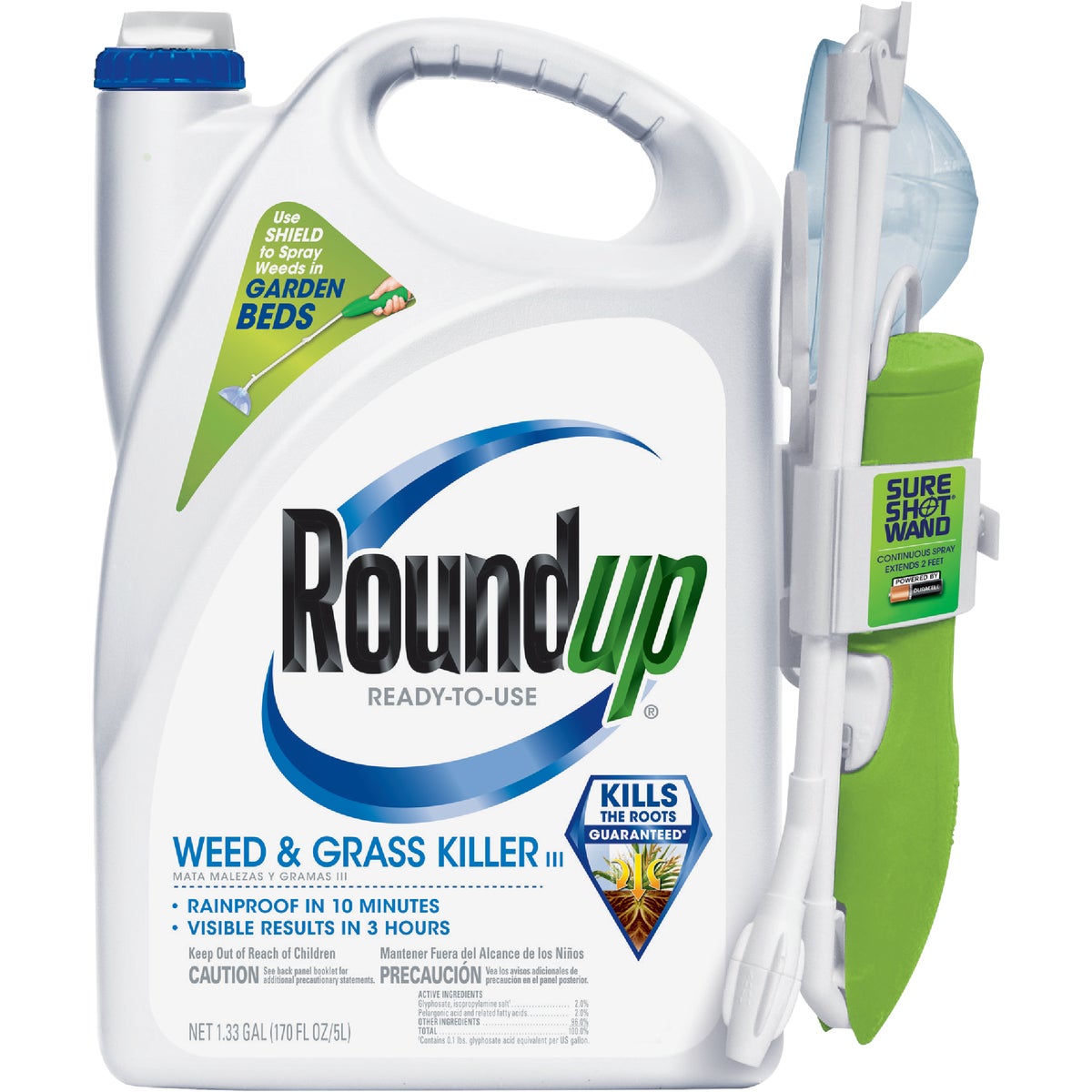 Roundup 1.33 Gal Ready To Use Wand Sprayer Weed & Grass Killer III