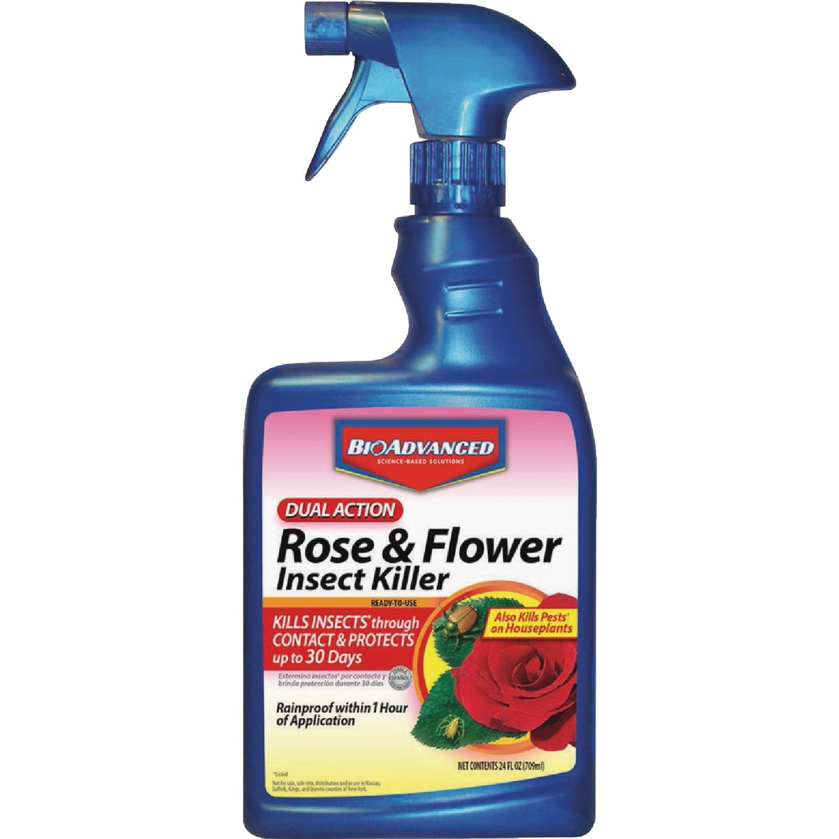 BioAdvanced Dual Action 24 Oz. Ready To Use Trigger Spray Rose and Flower Insect Killer