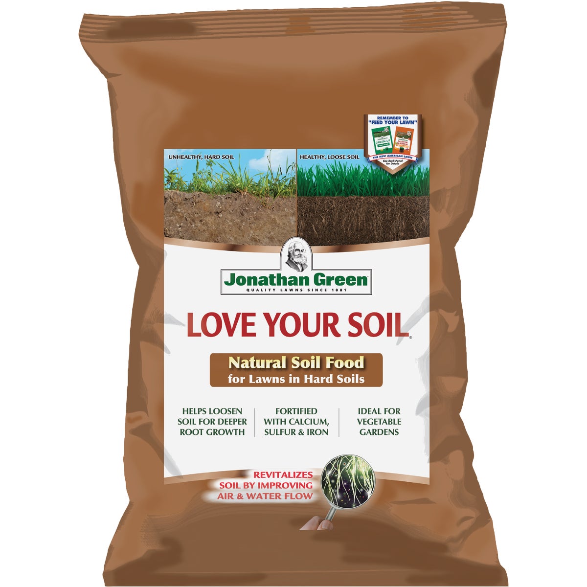 Jonathan Green Love Your Soil 54 Lb. 15,000 Sq. Ft. Organic Lawn & Soil Food
