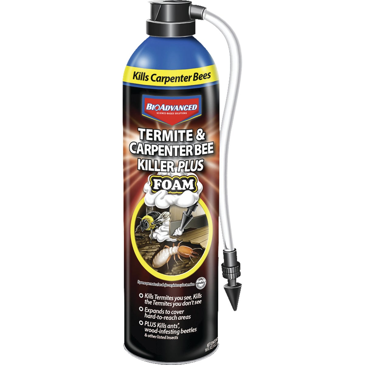 BioAdvanced 18 Oz. Foam Carpenter Bee & Termite Killer