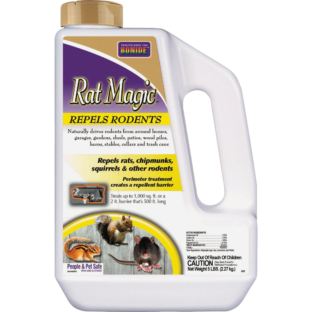 Bonide Rat Magic 5 Lb. Granular Rodent Repellent