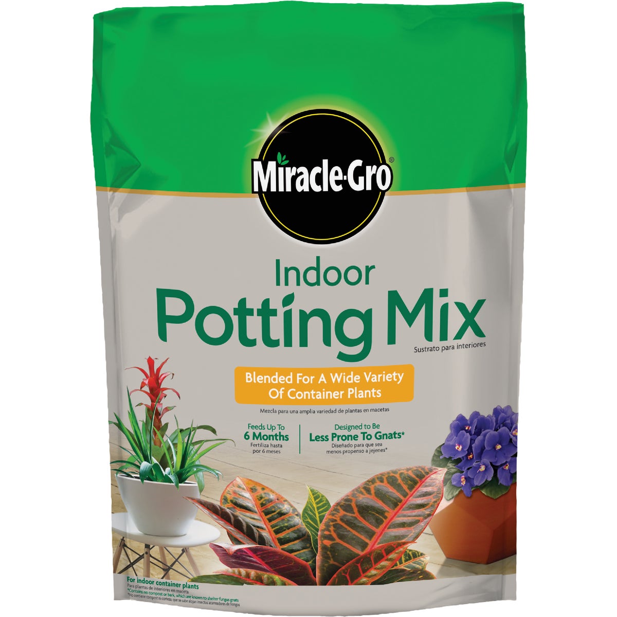 Miracle-Gro 6 Qt. 5-1/3 Lb. Indoor Container Plant Potting Soil Mix