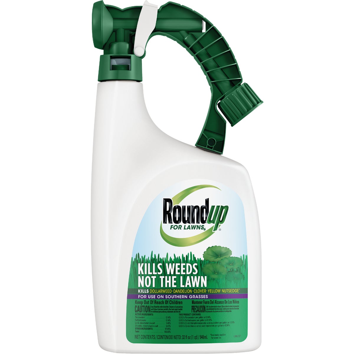 Roundup For Lawns 32 Oz. Ready To Spray Southern Formula Weed Killer