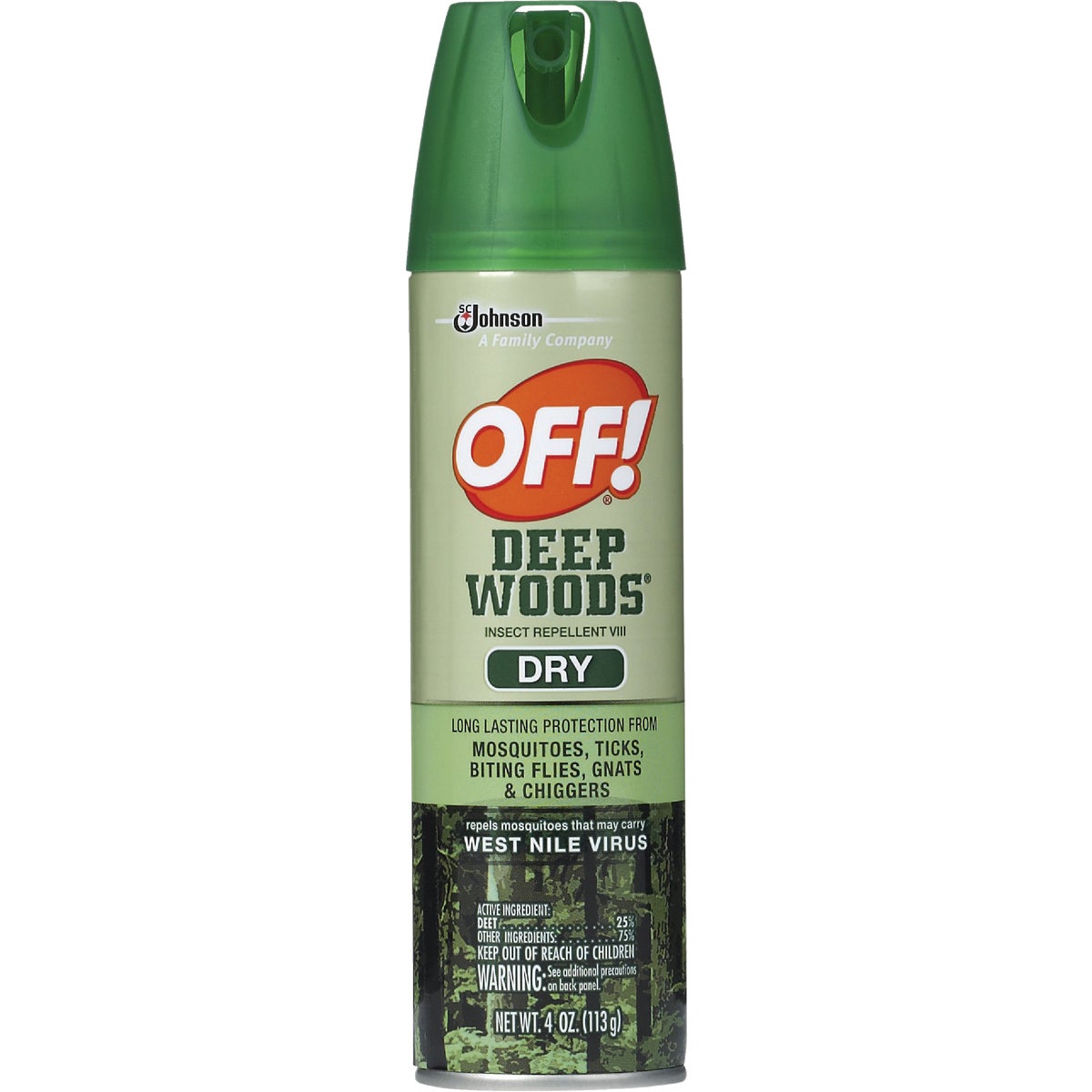 Deep Woods Off 4 Oz. Dry Insect Repellent Aerosol Spray