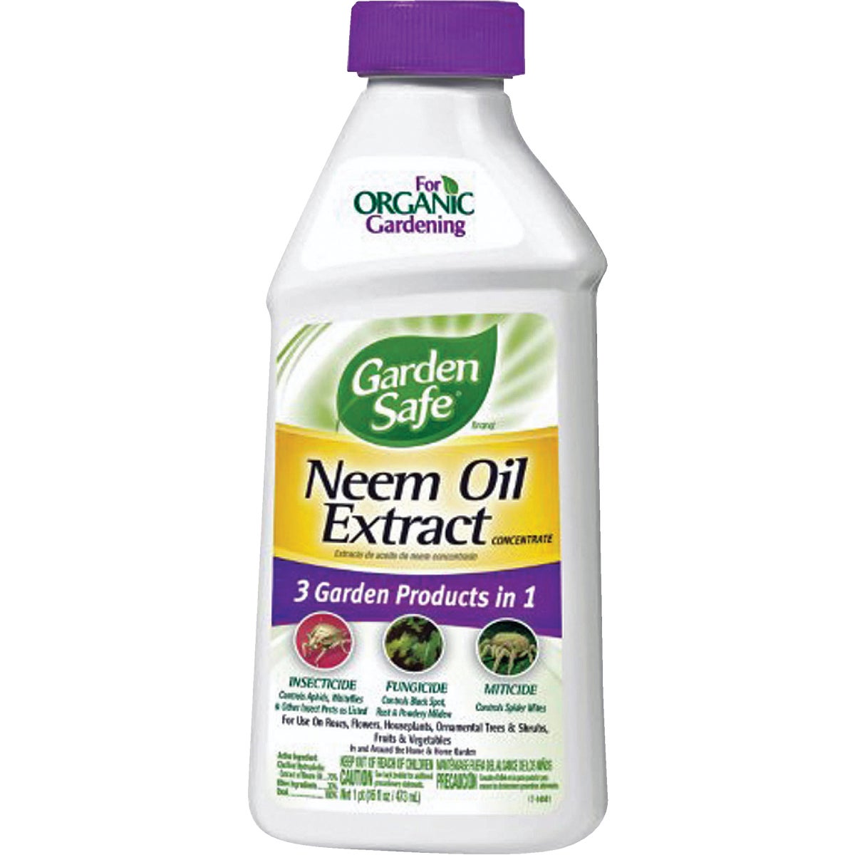 Garden Safe 10 Oz. Liquid Concentrate Neem Oil Extract Fungicide