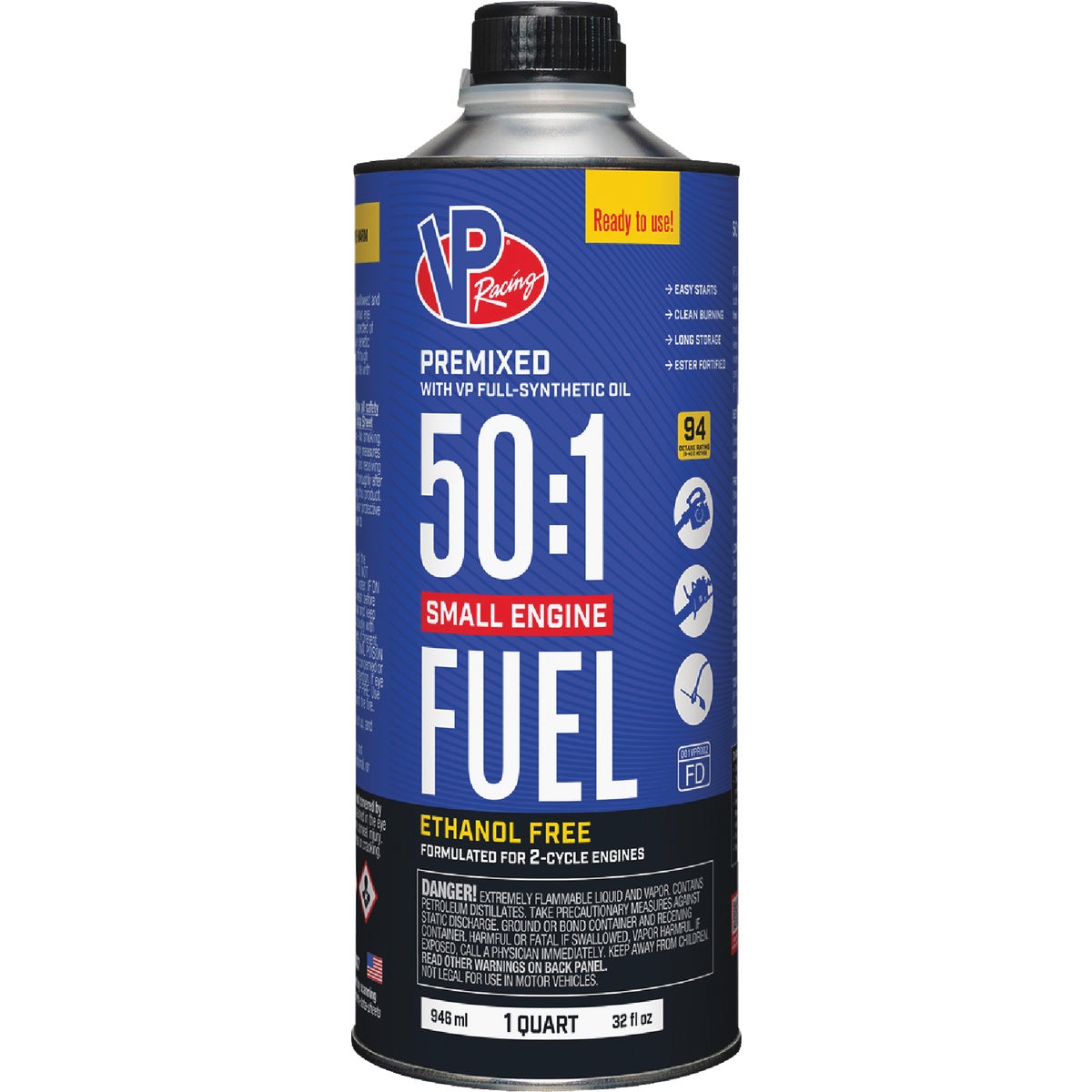 VP Small Engine Fuels 32 Oz. 50:1 Ethanol-Free Gas & Oil Pre-Mix