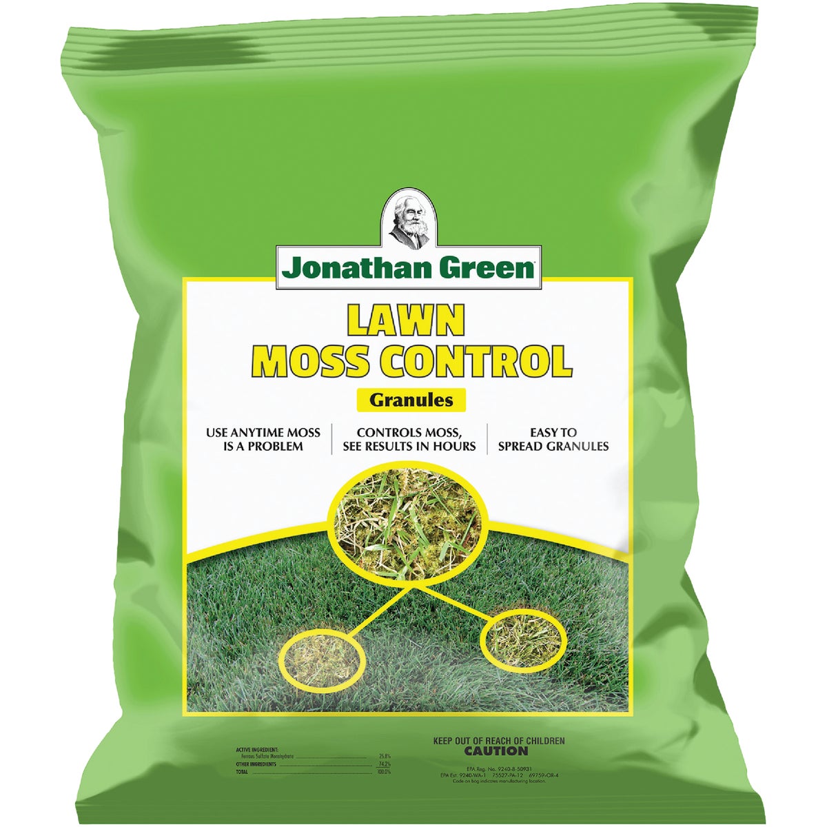 Jonathan Green 20 Lb. Ready To Use Granules Moss & Algae Killer