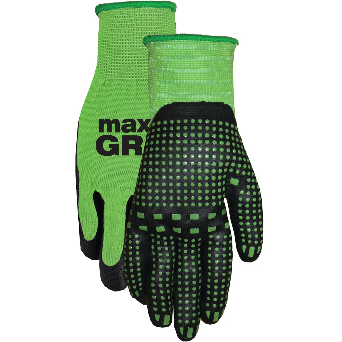Midwest Quality Glove Max Grip Men's Small/Medium Nitrile Coated Glove