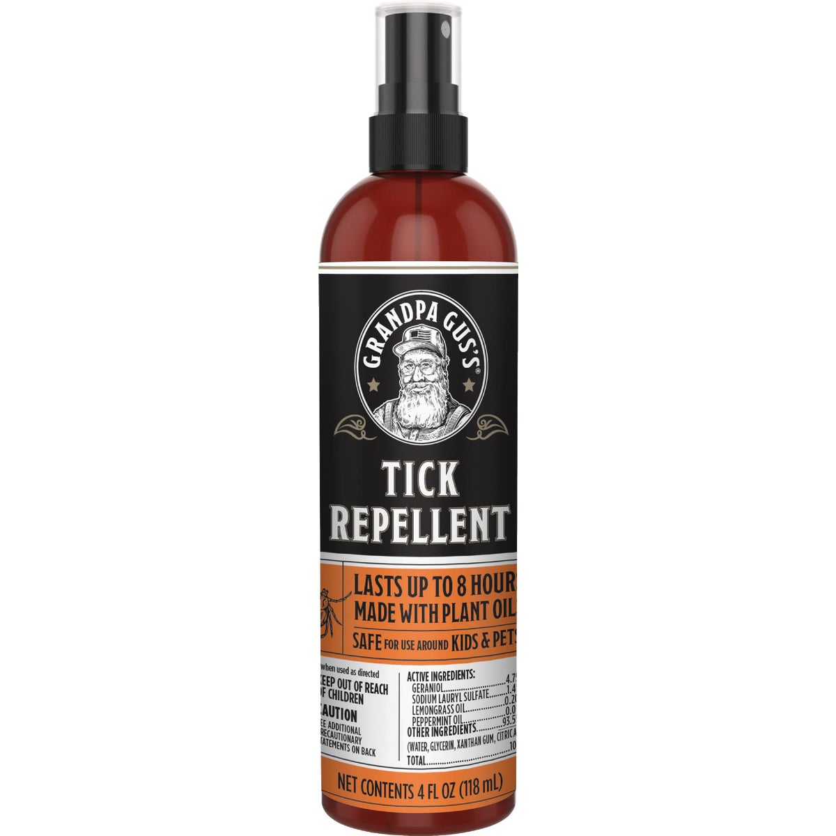 Grandpa Gus's 4 Oz. All Natural Tick Repellent Pump Spray