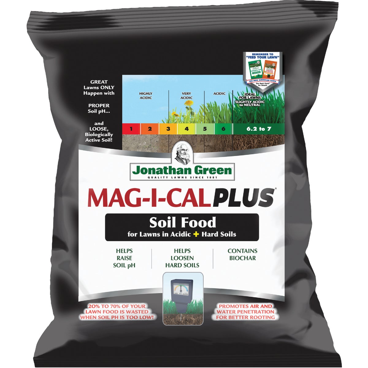 Jonathan Green MAG-I-CAL Plus 18 Lb. 5000 Sq. Ft. 28% Calcium Lawn Fertilizer For Acidic Soil 