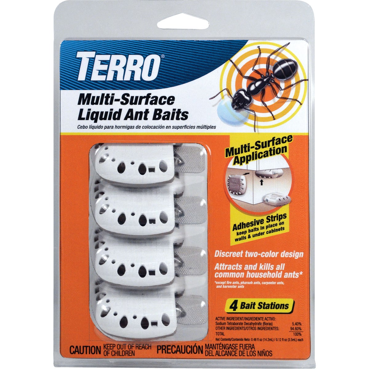 Terro Multi-Surface Liquid Ant Bait Station (4-Pack)